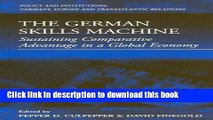 Books The German Skills Machine: Sustaining Comparative Advantage in a Global Economy (Policies