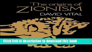Ebook The Origins of Zionism Full Online