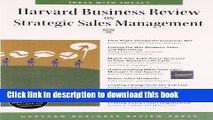 PDF  Harvard Business Review on Strategic Sales Management (Harvard Business Review Paperback