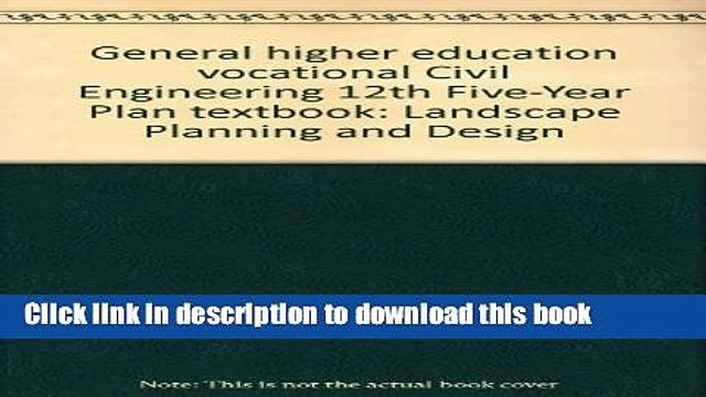 Ebook General higher education vocational Civil Engineering 12th Five-Year Plan textbook: