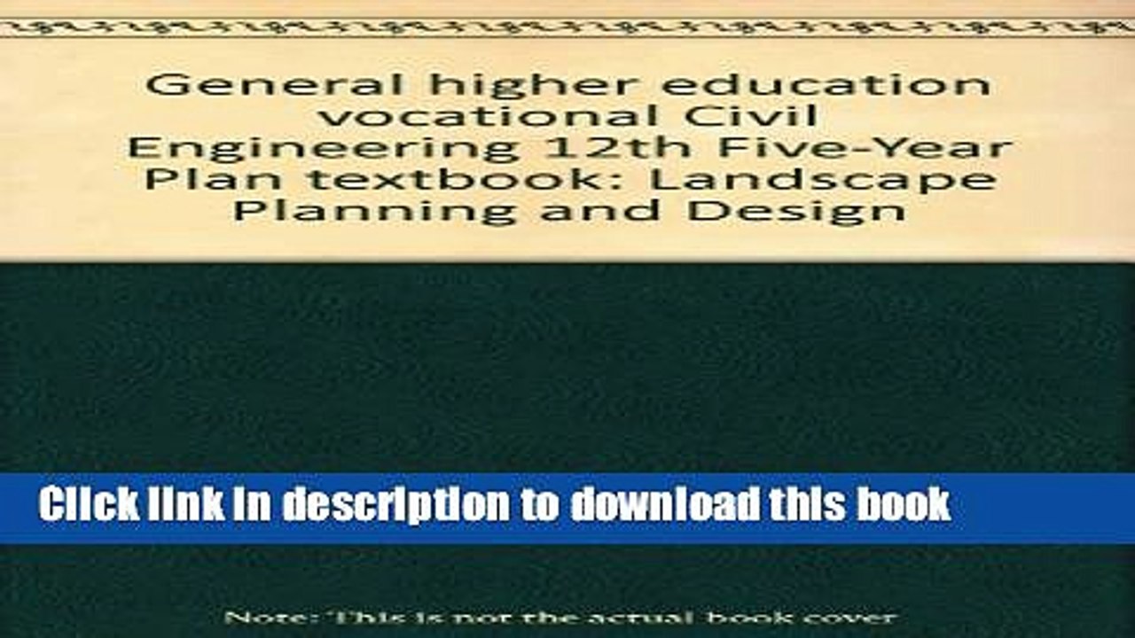 Ebook General higher education vocational Civil Engineering 12th Five-Year Plan textbook: