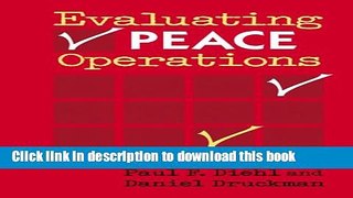 Books Evaluating Peace Operations Full Online