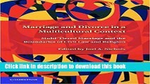 Ebook Marriage and Divorce in a Multi-Cultural Context: Multi-Tiered Marriage and the Boundaries
