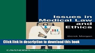 Books Issues in Medical Law and Ethics Full Online