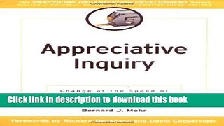 Download  Appreciative Inquiry: Change at the Speed of Imagination  Free Books