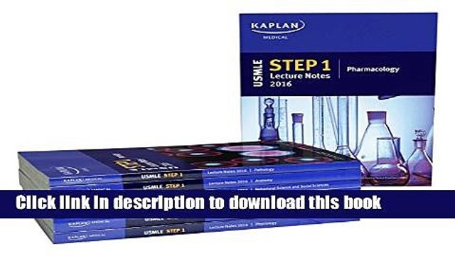 Ebook USMLE Step 1 Lecture Notes 2016 (Kaplan Test Prep) Full Online