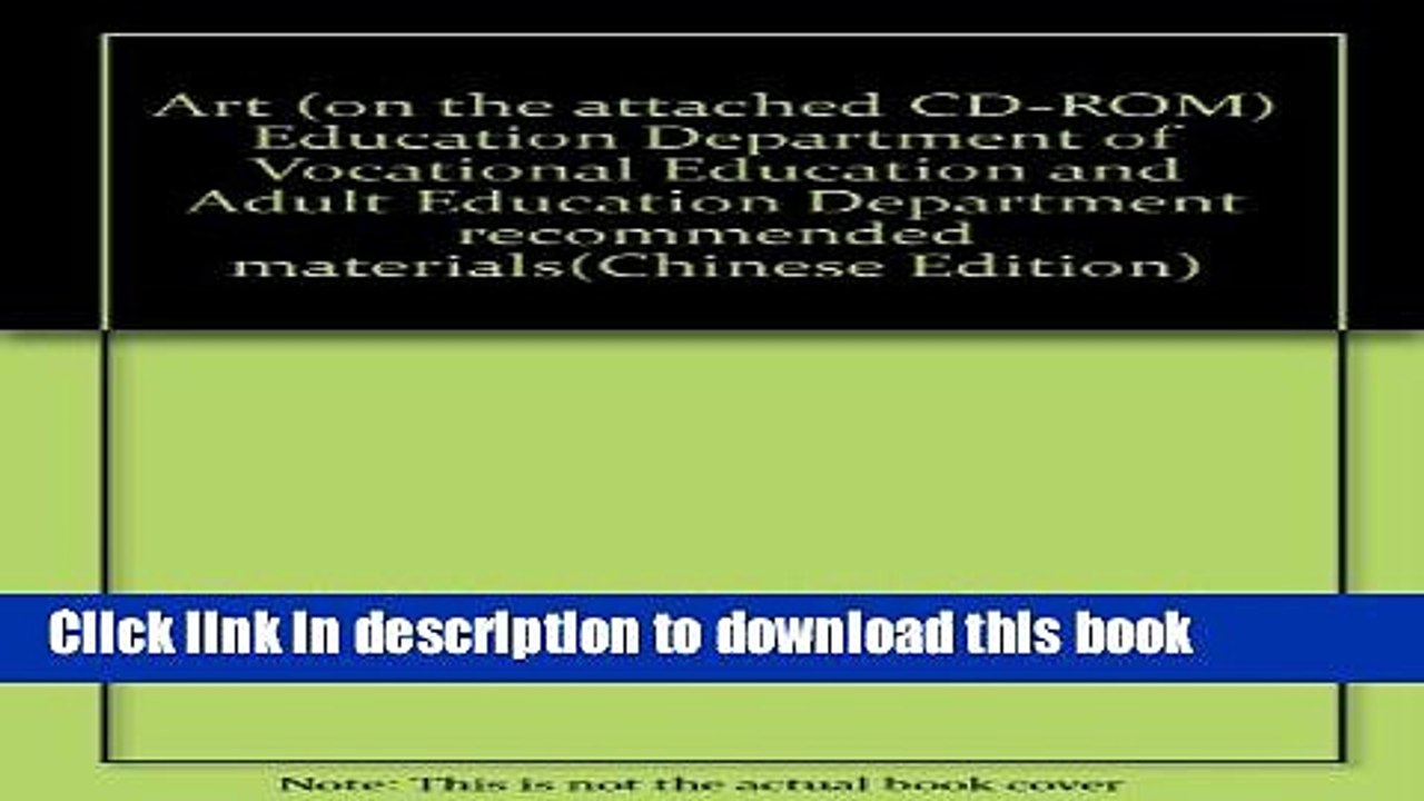 Ebook Art (on the attached CD-ROM) Education Department of Vocational Education and Adult