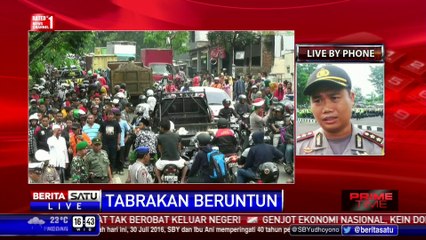 Kapolres Cianjur: Diduga Rem Truk Blong di Jalan Menurun