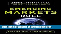 PDF  Emerging Markets Rule: Growth Strategies of the New Global Giants  Online