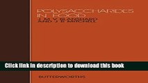 Ebook Polysaccharides in Food (Easter School in Agricultural Science//Proceedings) Full Online