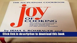 Ebook Joy of Cooking 1975 Ed Free Download