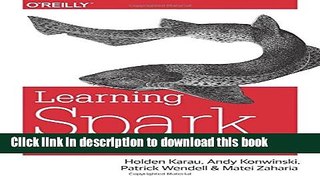 Books Learning Spark: Lightning-Fast Big Data Analysis Free Online