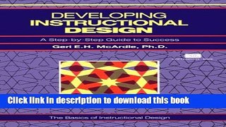 Books Crisp: Developing Instructional Design: A Step-by-Step Guide to Success (The Fifty Minute