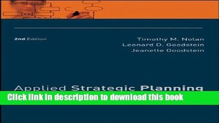 Books Applied Strategic Planning: An Introduction Full Online