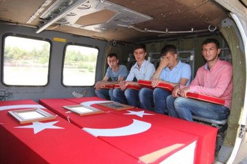 Hakkari'de Şehit Düşen 8 Kahraman Asker Memleketlerine Uğurlandı