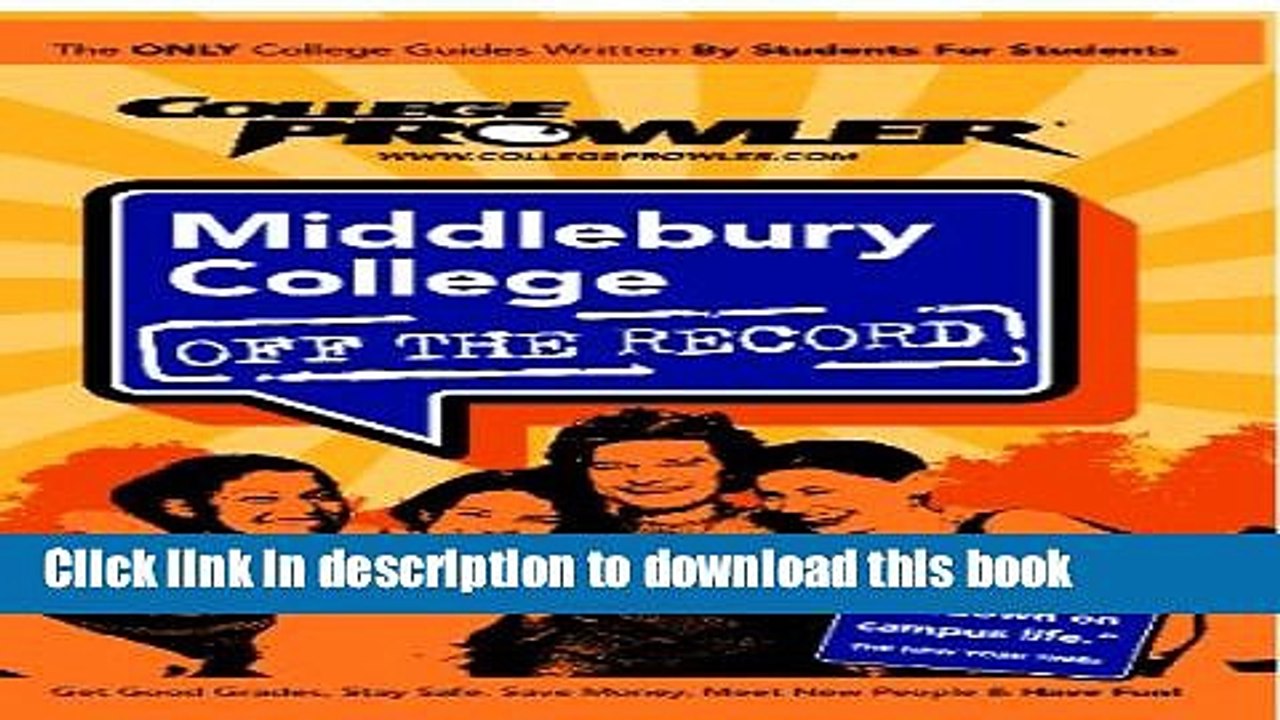Ebook Middlebury College VT 2006 (Off the Record) Free Online
