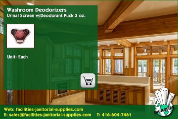 Toronto Distributor | Washroom Deodorizers: Urinal Screen w/Deodorant Puck 3 oz.