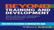 Books Beyond Training and Development: State-Of-The-Art Strategies for Enhancing Human Performance