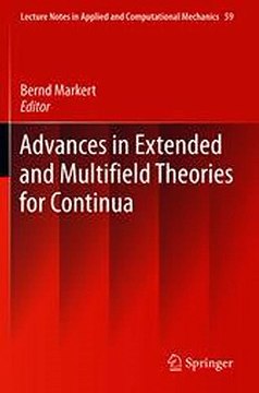 Advances in Extended and Multifield Theories for Continua Bernd Markert Ebook EPUB PDF