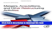 Ebook Mergers, Acquisitions, and Other Restructuring Activities, Seventh Edition Full Download