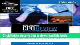 Books Bisk CPA Review: Regulation - 38th Edition 2009-2010 (Comprehensive CPA Exam Review