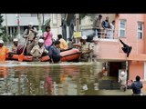 Bengaluru residents are catching fish on the road as water logging inundates city