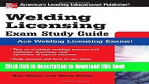Books Welding Licensing Exam Study Guide Free Online