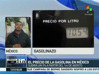 México: anuncia gobierno subida del 3% a precio de gasolina