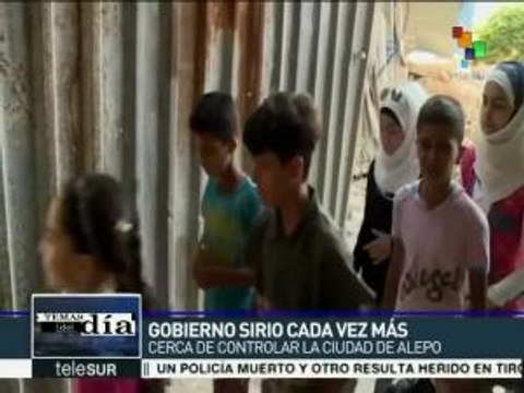 Siria: despliegan plan de ayuda humanitaria para damnificados de Alepo