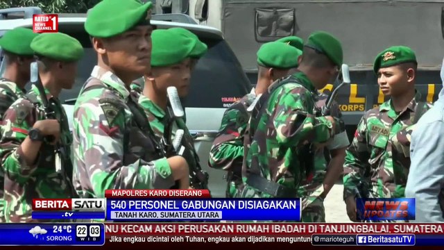 Pascabentrok, Penjagaan Mapolresta Karo Diperketat