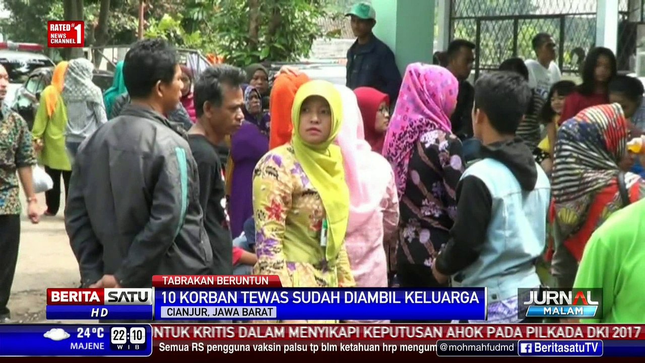 Sepuluh Korban Truk Nahas di Cianjur Dibawa Pulang Keluarga