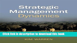 Ebook Strategic Management Dynamics Free Online