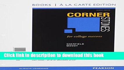 Ebook Cornerstones for College Success, Student Value Edition, 7/e Plus NEW MyStudentSuccessLab