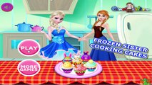 Frozen Sisters Cooking Cake Game - Frozen Video Games For Girls