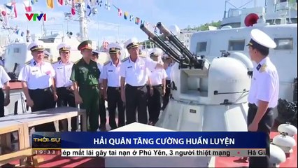 Hải quân tăng cường huấn luyện