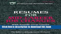Books Resumes for Mid-Career Job Changes Free Online