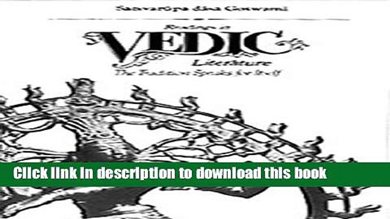 Books Readings in Vedic Literature: The Tradition Speaks for Itself By Goswami, Sasvarupa Dasa