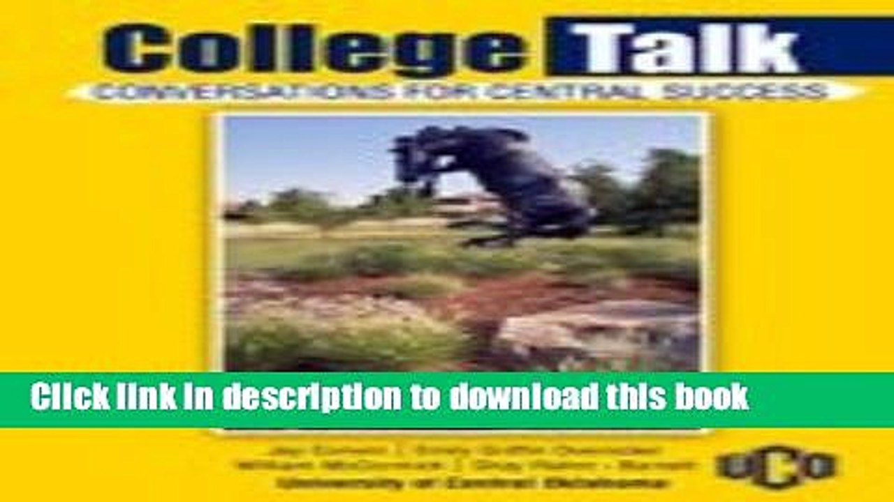 Books College Talk: Conversations for Central Success Full Online