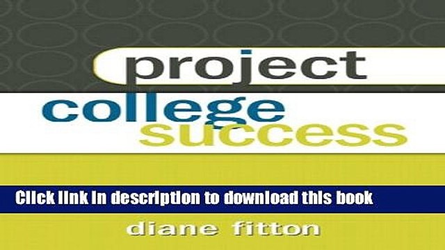 Ebook Project College Success Plus NEW MyStudentSuccessLab Update Access Card Package Free