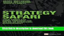 Ebook Strategy Safari: Complete Guide Through the Wilds of Strategic Management, 2nd ed. Free