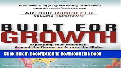 Books Built for Growth: Expanding Your Business Around the Corner or Across the Globe (paperback)