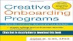 Ebook Creative Onboarding Programs: Tools for Energizing Your Orientation Program Free Online
