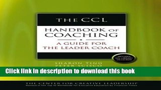 Ebook The CCL Handbook of Coaching: A Guide for the Leader Coach Full Online