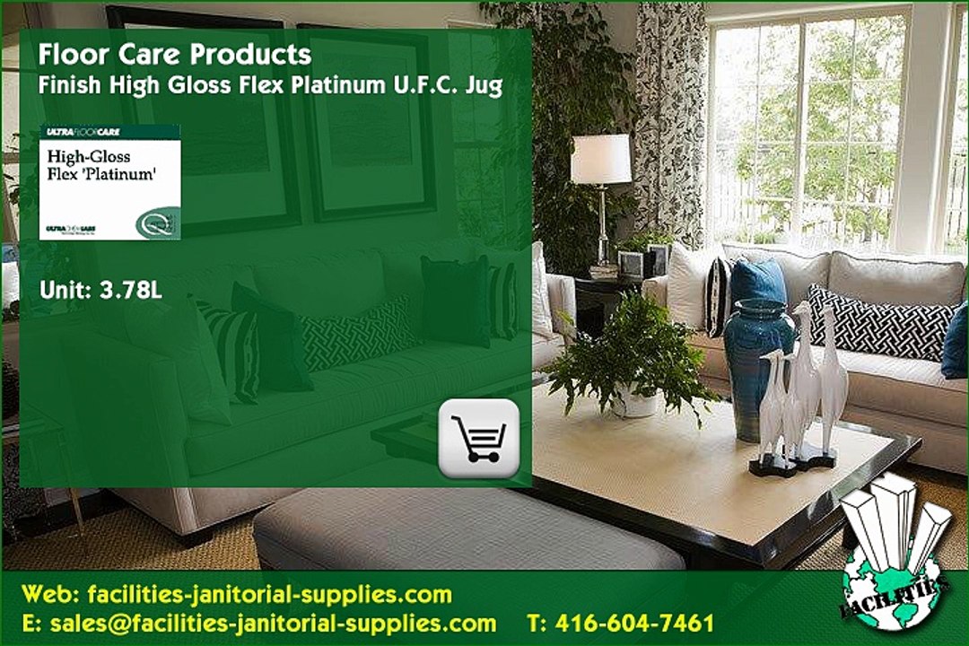 Toronto Distributor |  Floor Care Products: Finish High Gloss Flex Platinum U.F.C. Jug