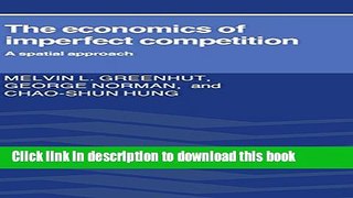 Download  The Economics of Imperfect Competition: A Spatial Approach  Online