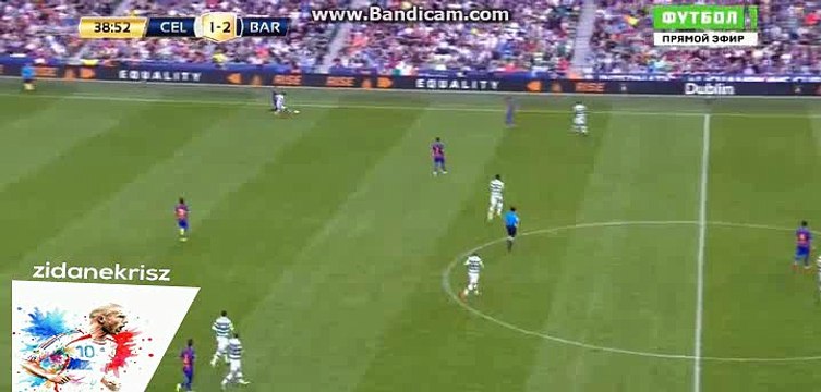 Luis Suarez Amazing Chance - Celtic vs Barcelona - International Champions Cup - 30/07/2016
