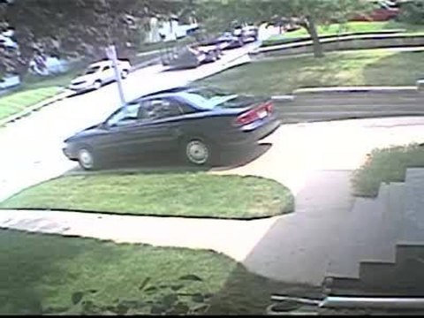 Raw video: Company throws yard debris to customer's yard
