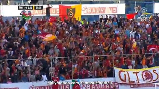Sinan Gümüs Goal HD - Galatasaray 1-1 Manchester United 30.07.2016