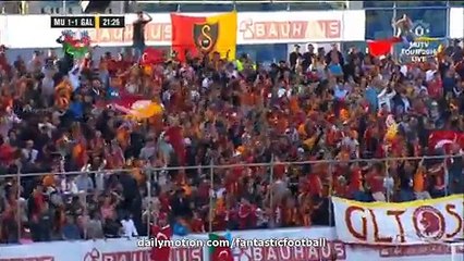 Sinan Gümüs Goal HD - Galatasaray 1-1 Manchester United 30.07.2016
