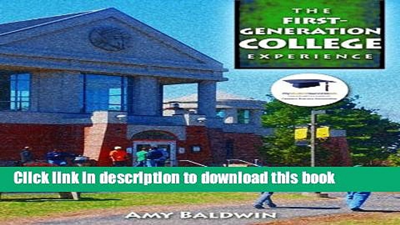 Ebook First-Generation College Experience, The Plus NEW MyStudentSuccessLab  Update -- Access Card